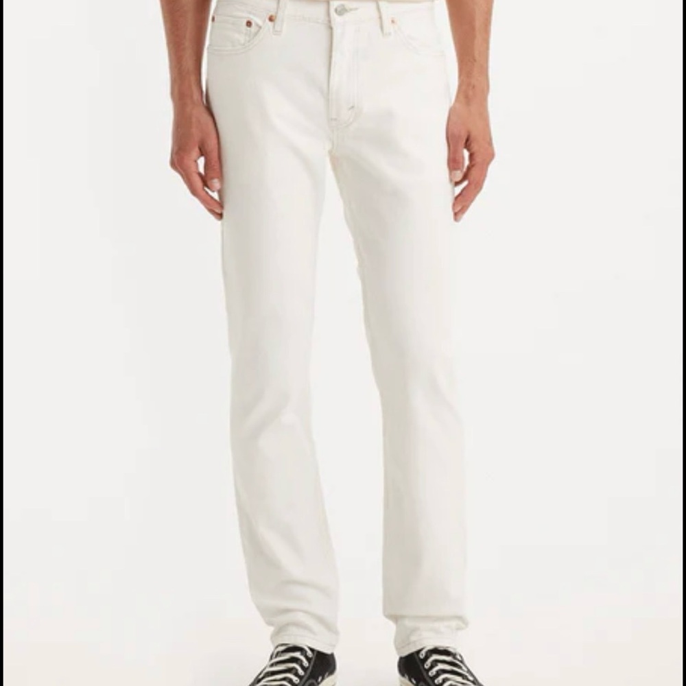 Levi's Men's Straight White Jeans
